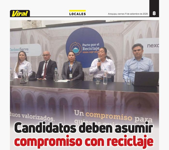 Recorte de Viral: Candidatos deben asumir compromiso con reciclaje
